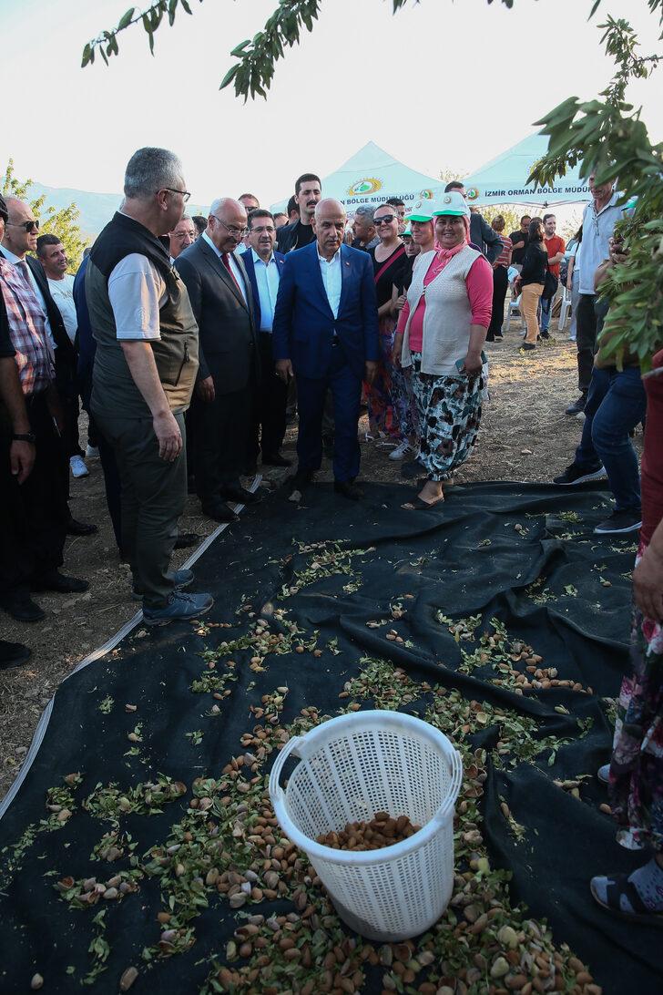 Tarım ve Orman Bakanı Kirişci, İzmir'de badem hasadına katıldı G4