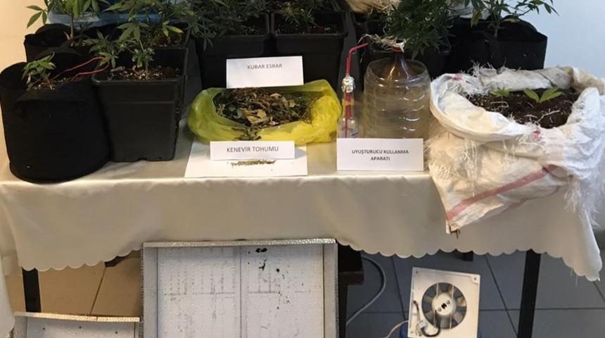 Tokat'ta uyuşturucu operasyonunda karı koca gözaltına alındı