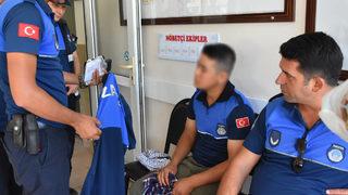 Yer: Mersin! Yabancı uyruklu kişi zabıta üniformasıyla yakalandı