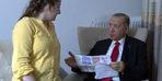 Erdoğan'ın esprisi herkesi kahkahaya boğdu! Kendisine yazılan şiirde "Sen miniciksin" ifadesini okuyunca...