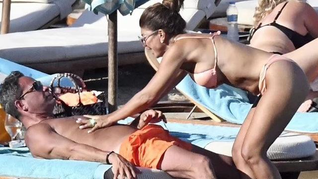 Teresa Giudice ve kocası Luis plajda kendinden geçti! Kimseyi umursamadılar