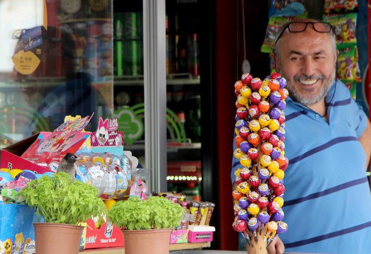 Altın halhallı bülbül "Ökkeş" kuyumcunun maskotu oldu G3