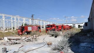 Sivas'ta mobilya fabrikasında çıkan yangın söndürüldü