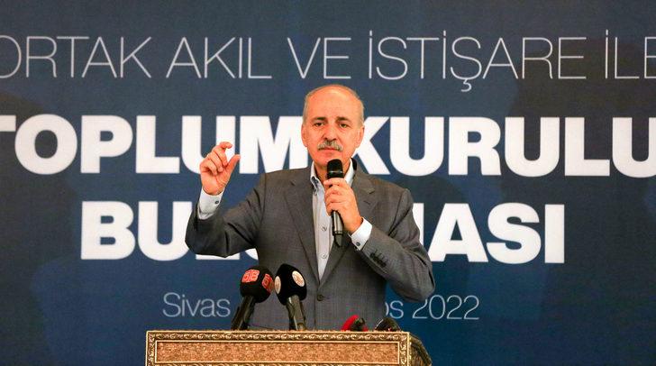AK Parti'li Kurtulmuş, Sivas'ta sivil toplum kuruluşları buluşmasında konuştu: G1
