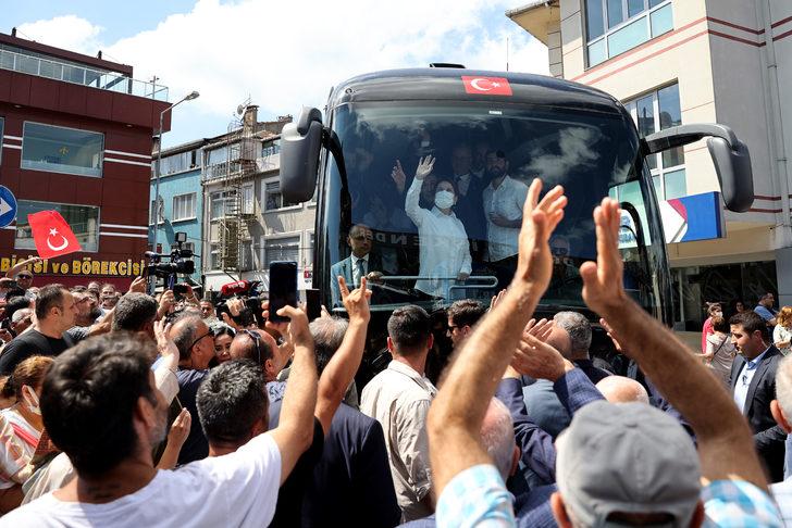 İYİ Parti Genel Başkanı Akşener'den İstanbul'da esnaf ziyareti G1