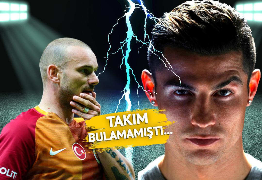 Galatasaray'ın eski yıldızı Sneijder'den Ronaldo'ya mesaj!