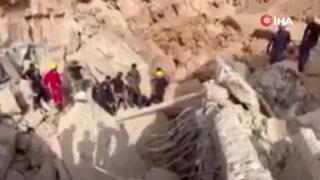 Irak'ta toprak kayması nedeniyle türbe çöktü! Altı kişi mahsur kaldı