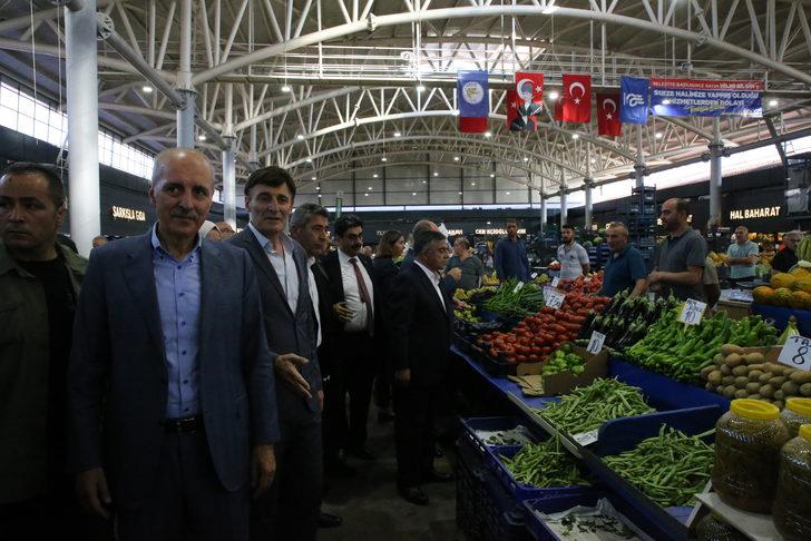 AK Parti'li Kurtulmuş, Sivas'ta perakende sebze halinin açılışında konuştu: G2