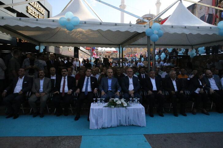 AK Parti'li Kurtulmuş, Sivas'ta perakende sebze halinin açılışında konuştu: G4