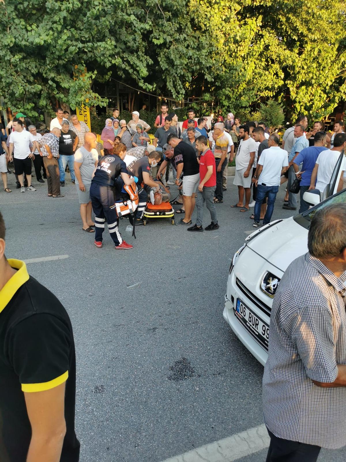 Aydın'da otomobilin &ccedil;arptığı bisiklet s&uuml;r&uuml;c&uuml;s&uuml; ağır yaralandı