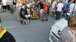 Aydın'da otomobilin çarptığı bisiklet sürücüsü ağır yaralandı