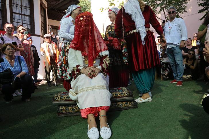 Muğla'da geleneksel gelin alma merasimi düzenlendi G5