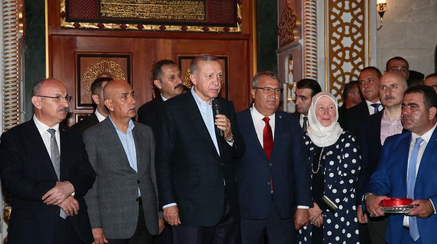 Cumhurbaşkanı Erdoğan, Saruhan Bey Camisi'nin açılışını yaptı