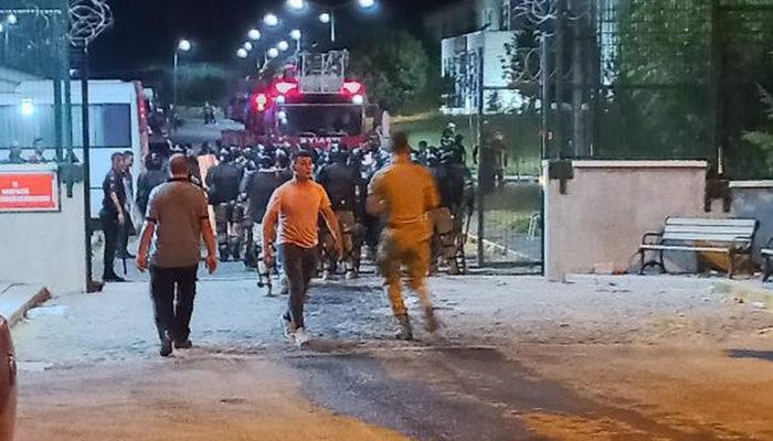 Sığınmacılar Geri Gönderme Merkezi'nde yangın çıkarmıştı! 20 kişi tutuklandı