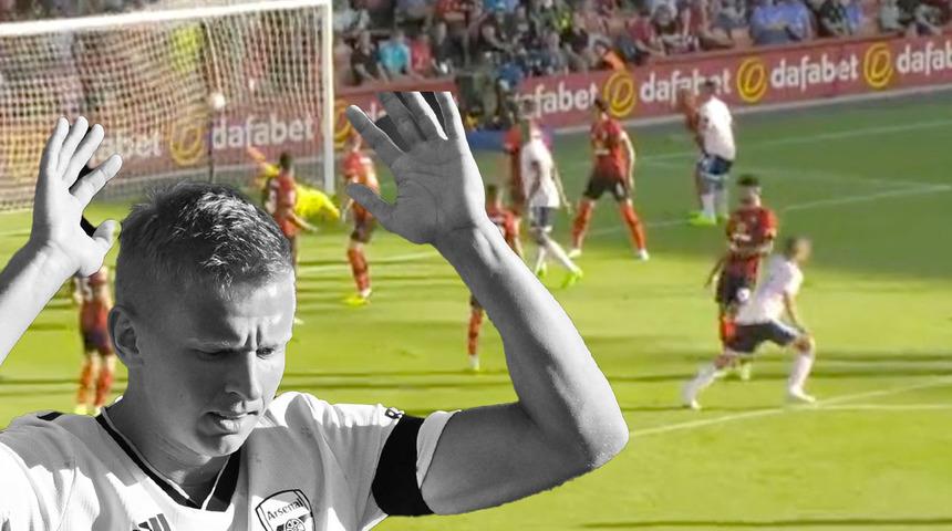 O nasıl gol öyle! Arsenal'da William Saliba'nın attığı gol İngiltere gündemine bomba gibi düştü