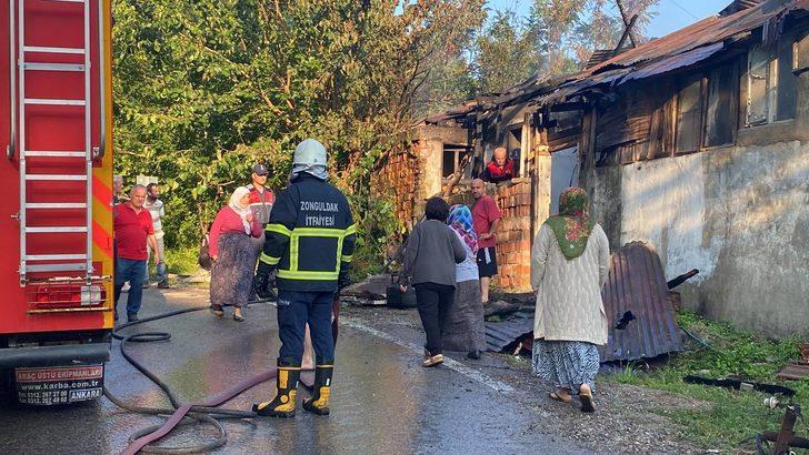 Zonguldak'ta çıkan yangında dumandan etkilenen yaşlı adam öldü G3