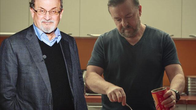 After Life'ın yıldızı ünlü komedyen Ricky Gervais'in suikast korkusu! Salman Rüşdi'ye saldırının ardından harekete geçti