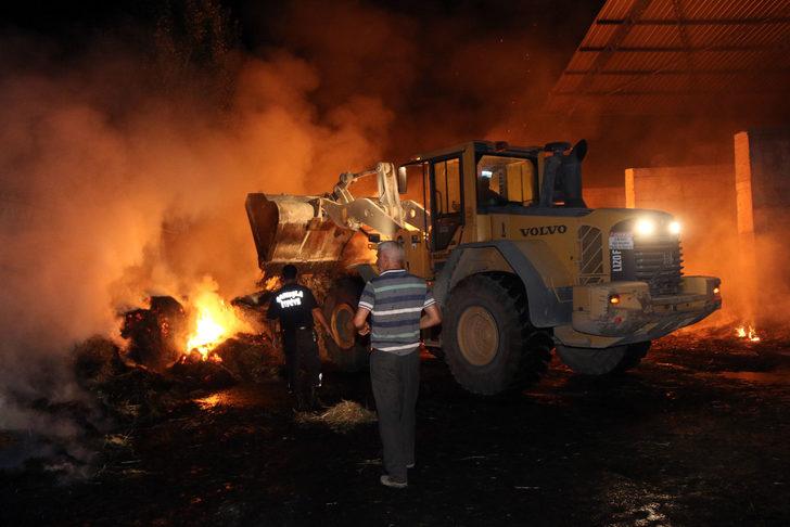 Sivas'ta çiftlikte çıkan yangın hasara yol açtı G2
