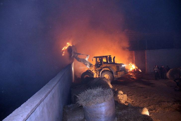 Sivas'ta çiftlikte çıkan yangın hasara yol açtı G4