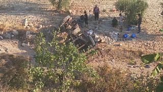 Gaziantep'te şarampole devrilen traktördeki 2 kişi öldü, 5 kişi yaralandı