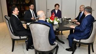 6'lı masadaki partiler aynı anda paylaştı! Kritik toplantı öncesi dikkat çekti