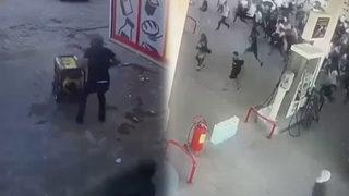 Mardin'deki feci kazadan yeni görüntüler! Sürüklenerek gelen araçtan kıl payı kurtuldu