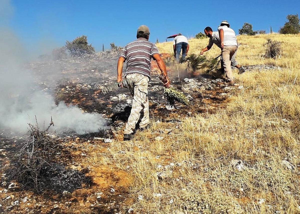 Elazığ'da &ccedil;ıkan orman yangını s&ouml;nd&uuml;r&uuml;ld&uuml;