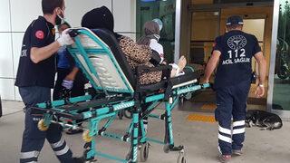 Bir anda ayağında acı hissetti! Dinlenme tesisinde dehşete düşüren olay