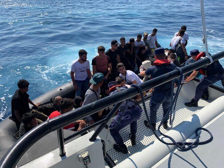 Muğla açıklarında 93 düzensiz göçmen kurtarıldı G1