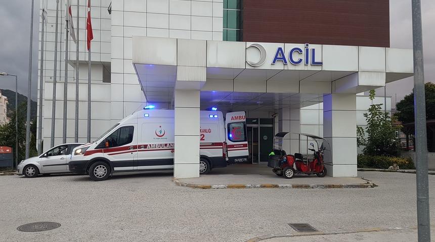 Sakarya'da "yorgun mermi" isabet eden kadın tedavi altına alındı