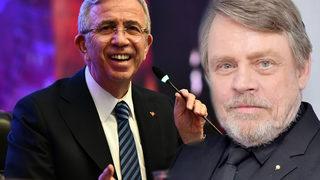 Star Wars'ın başrolü Mark Hamill'den şaşırtan Mansur Yavaş paylaşımı!