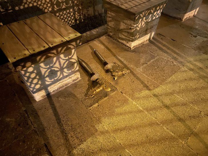 Edirne'de tarihi caminin muslukları çalınmak istendi G3