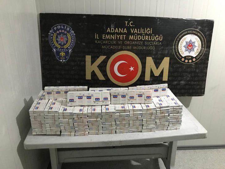 Adana'da 19 milyon 370 bin makaron ele geçirildi G3