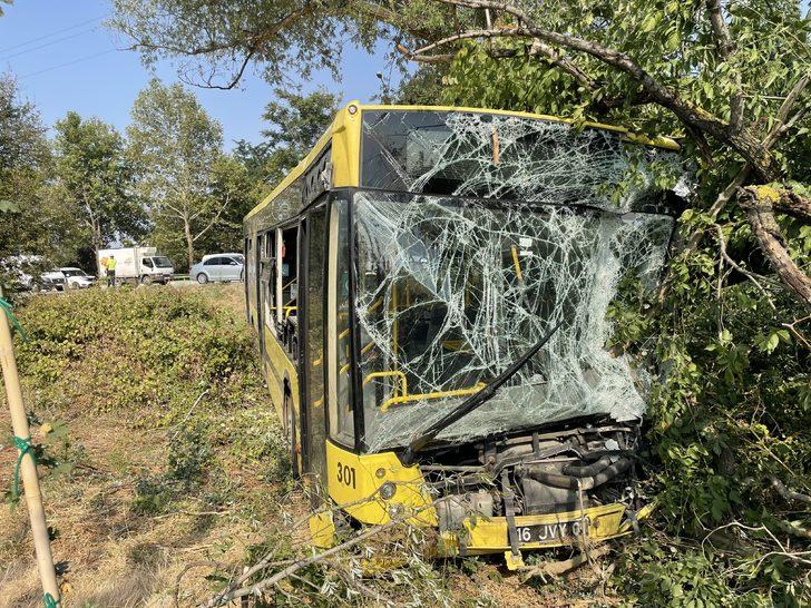 Bursa'da şarampole devrilen belediye otobüsündeki 21 kişi yaralandı G2