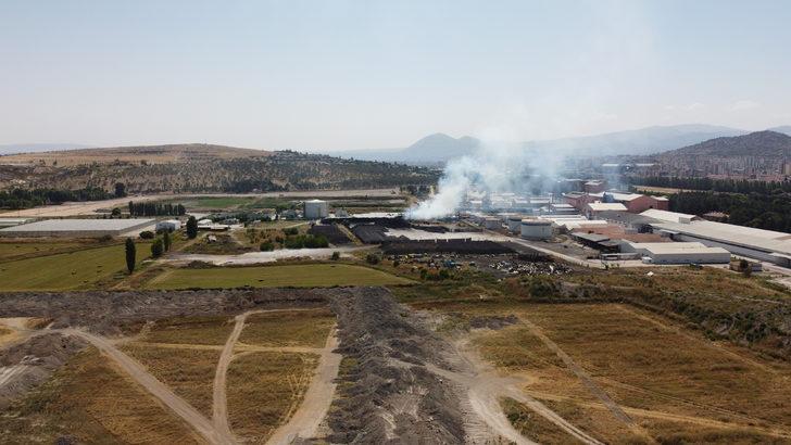 Kayseri Şeker Fabrikasının su soğutma kulesinde çıkan yangın söndürüldü G2