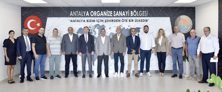 KKTC'li iş insanları, Antalya OSB'de incelemede bulundu