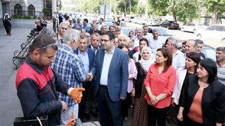 Sur'da HDP heyetine tepki