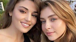 Hande Erçel ile ablası Gamze Erçel tekne tatiline çıktı! Tekne pozları sosyal medyayı salladı