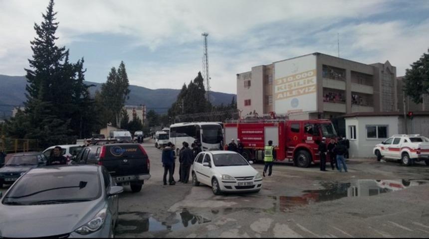 Hatay'da sığınmacıların kaldığı yurtta yangın