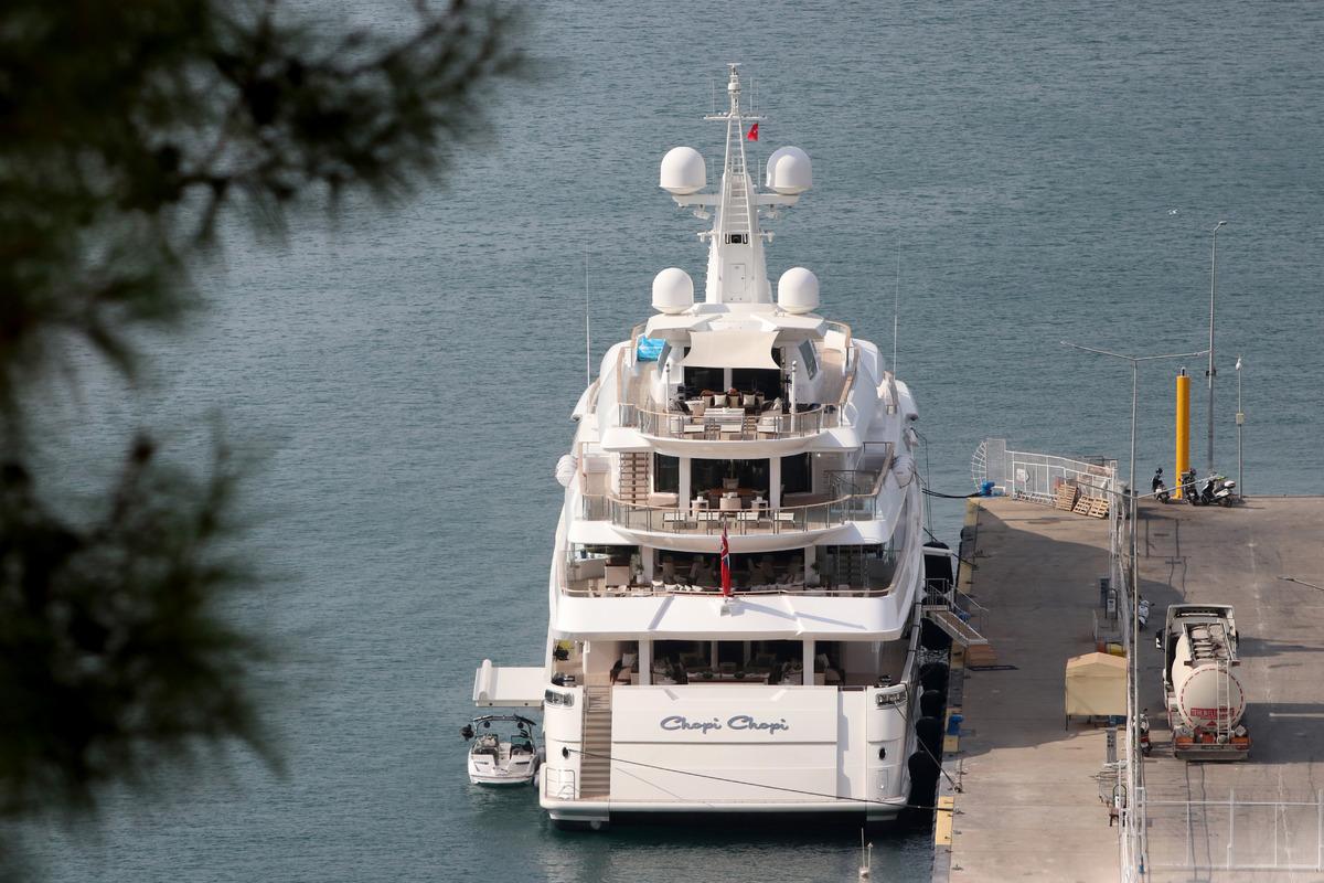 L&uuml;bnanlı milyarder Mikati'nin yatı "Chopi Chopi" Fethiye'de