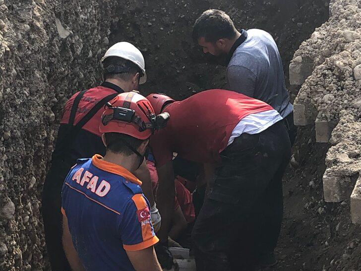 Erzincan'da altyapı çalışmasında göçük altında kalan işçi kurtarıldı G1