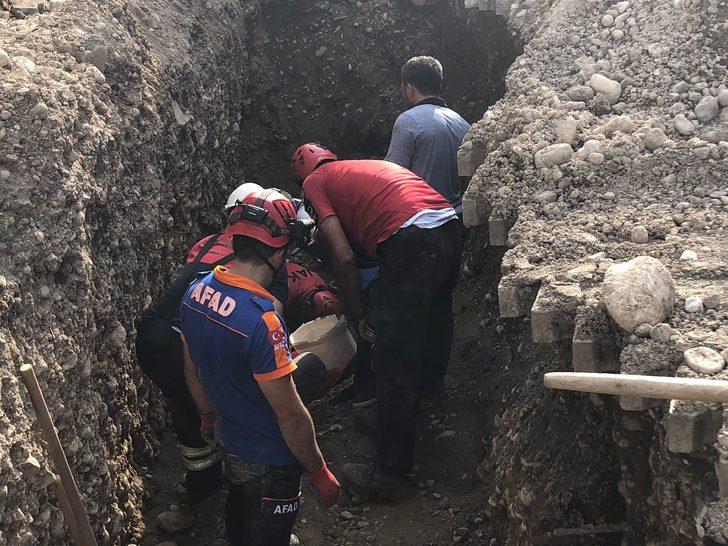 Erzincan'da altyapı çalışmasında göçük altında kalan işçi kurtarıldı G3