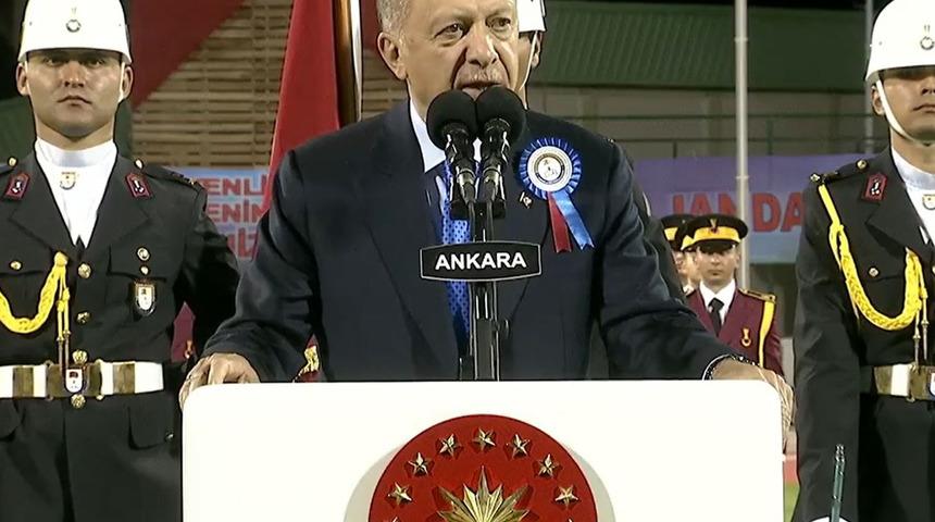 Cumhurbaşkanı Erdoğan'dan net mesaj: Bize yan bakana düz bakmayız