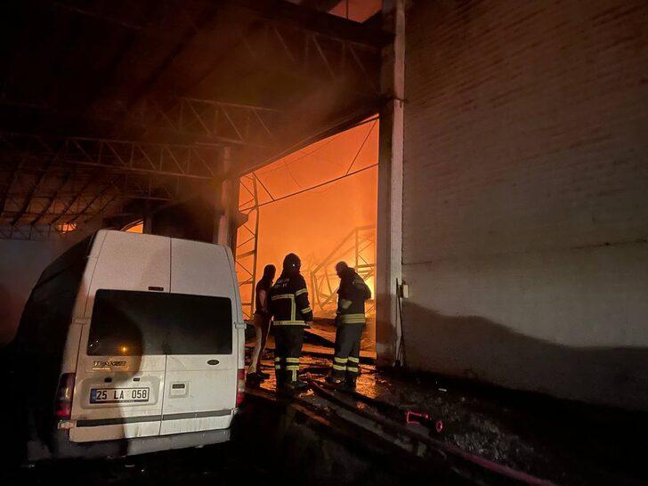 Samsun'da gıda ve kozmetik fabrikasında yangın çıktı G5