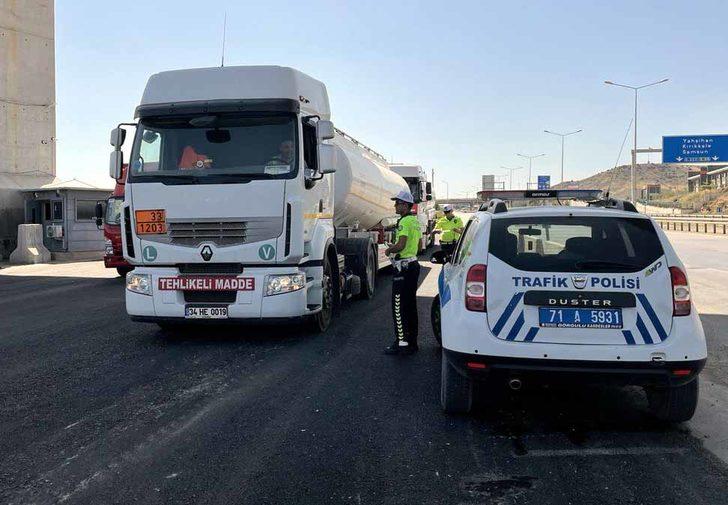 "Kilit kavşak" Kırıkkale'de ağır tonajlı araçlara yönelik denetimler artırıldı G4