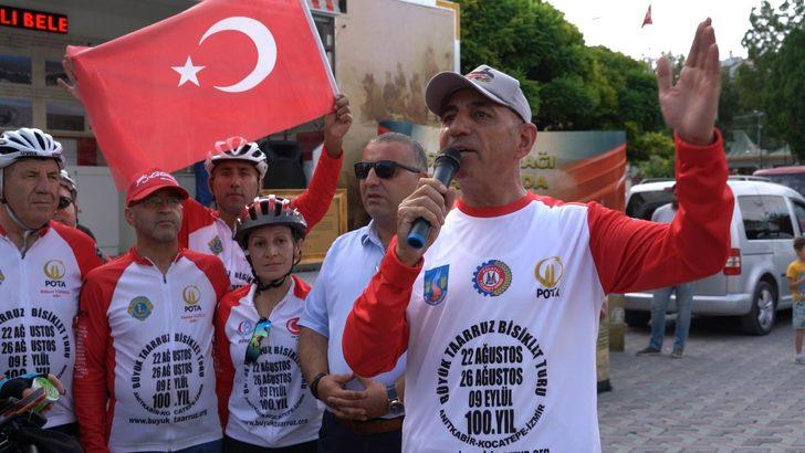 "İstiklal Bayrağı" Polatlı'dan Akşehir'e yola çıktı G3