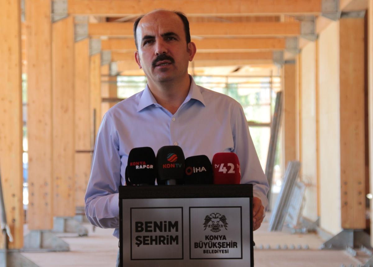 &Ccedil;atalh&ouml;y&uuml;k Neolitik Kenti'nde "Tanıtım ve Karşılama Merkezi" inşaatı devam ediyor