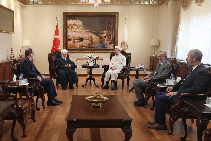 Diyanet İşleri Başkanı Erbaş, Mescid-i Aksa İmam Hatibi İkrime Sabri ile görüştü G5