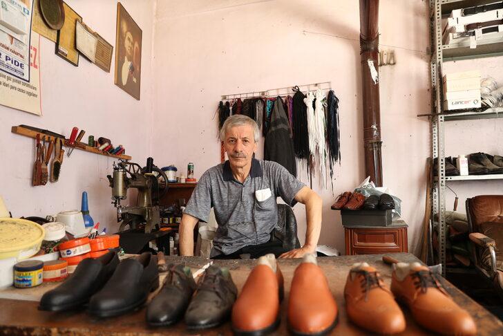 Özcan usta, 45 yıldır el emeği ayakkabı üretiyor G2