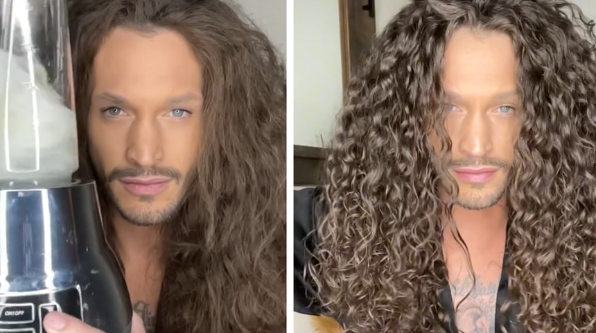 Kıvırcık saçlılar bu yönteme bayılacak! Tek malzeme ile daha parlak saçlar